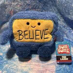 7.5” Ted Lasso Bum Bumz Plush: Believe Poster